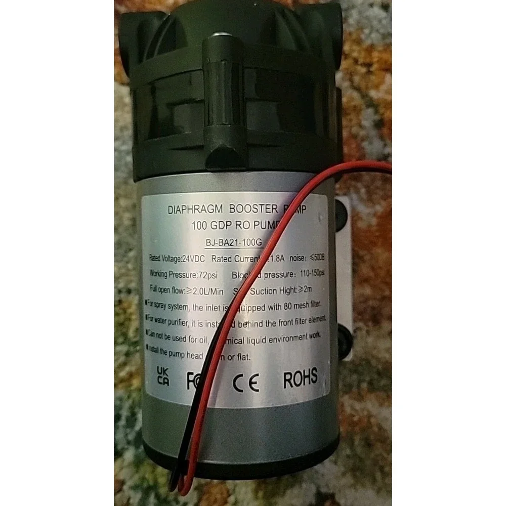 10025 DC PUMP MOTOR Diaphragm Booster Pump - 24DC Bj-ba21-100g‎